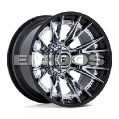 FUEL FC402 CATALYST CHROME W/ GLOSS BLACK LIP 8x165.1 20R 10 125.1 -18