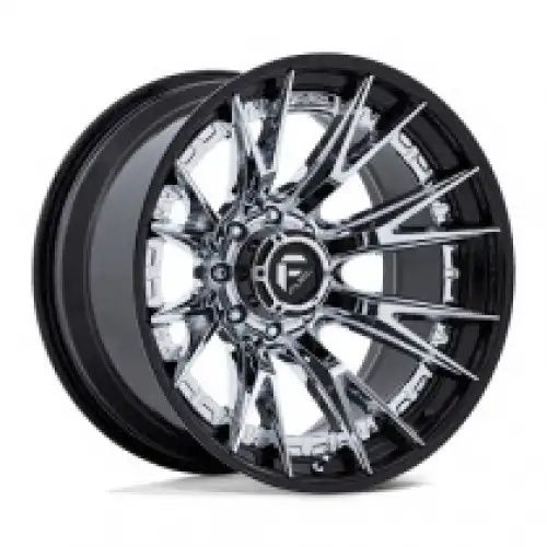 FUEL FC402 CATALYST CHROME W/ GLOSS BLACK LIP 8x165.1 24R 12 125.1 -44
