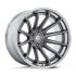 FUEL FC403 BURN PLATINUM W/ CHROME LIP 5x127 22R 10 71.5 -18