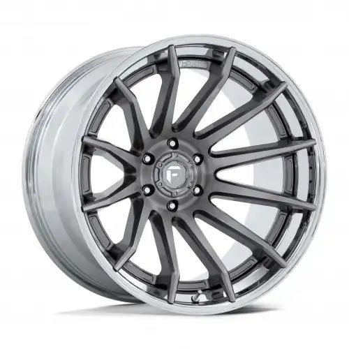 FUEL FC403 BURN PLATINUM W/ CHROME LIP 6x139.7 22R 12 106.1 -44
