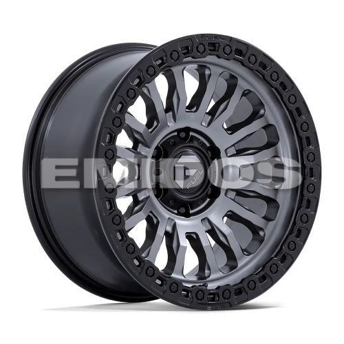FUEL FC857 RINCON MATTE GUNMETAL W/ M-BLACK LIP 5x127 17R 9 71.5 -12