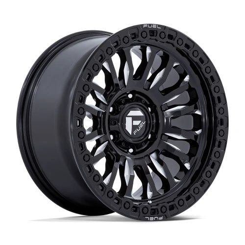 FUEL FC857 RINCON GLOSS BLACK MILLED 8x165.1 17R 9 125.1 -12