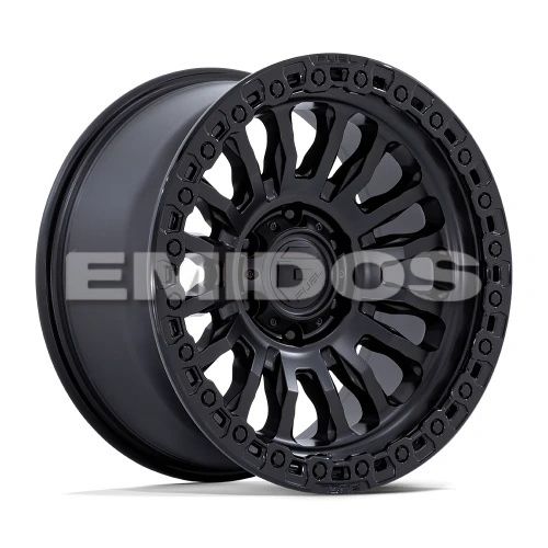 FUEL FC857 RINCON MATTE BLACK W/ GLOSS BLACK LIP 6x135 17R 8.5 87.1 -1