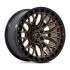 FUEL FC869 SIGMA MATTE BRONZE W/ M-BLK LIP 6x139.7 17R 9 106.1 1