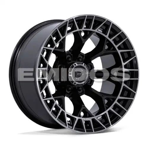 FUEL FC873 CHARGER GLOSS BLACK BRUSHED DARK TINT 8x170 20R 10 125.1 -18