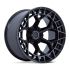 FUEL FC873 CHARGER GLOSS BLACK BRUSHED DARK TINT 8x165.1 22R 12 125.1 -44