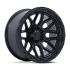 FUEL FC881 SURGE MATTE BLACK W/ GLOSS BLACK LIP 8x180 20R 10 124.2 -18