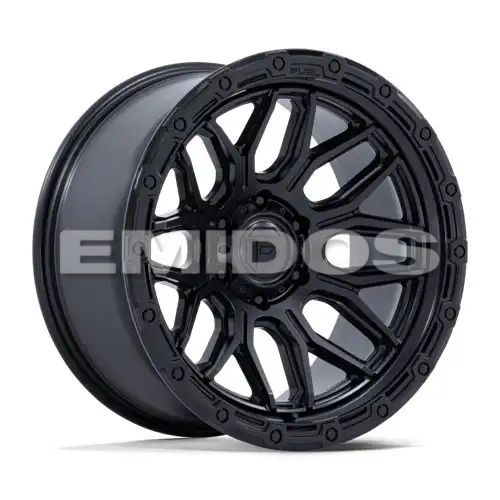 FUEL FC881 SURGE MATTE BLACK W/ GLOSS BLACK LIP 8x165.1 20R 9 125.1 1