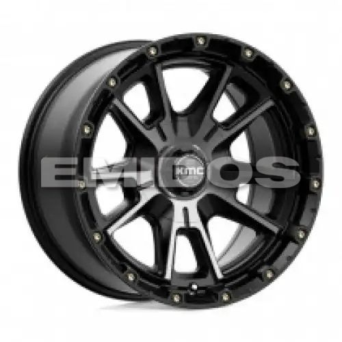 KMC KM100 SYNC SATIN BLACK W/ GRAY TINT 5x127/139.7 17R 9 78.1 BNK