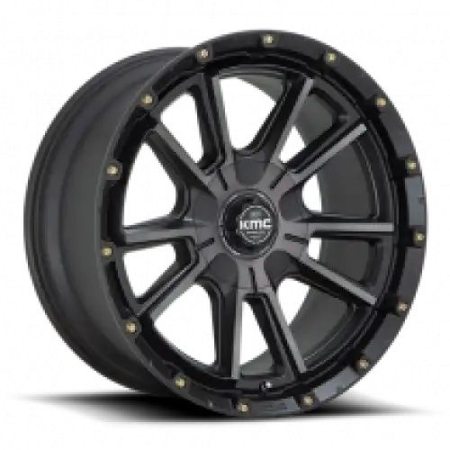 KMC KM100 SYNC SATIN BLACK W/ GRAY TINT 5x127/139.7 17R 9 78.1 -12