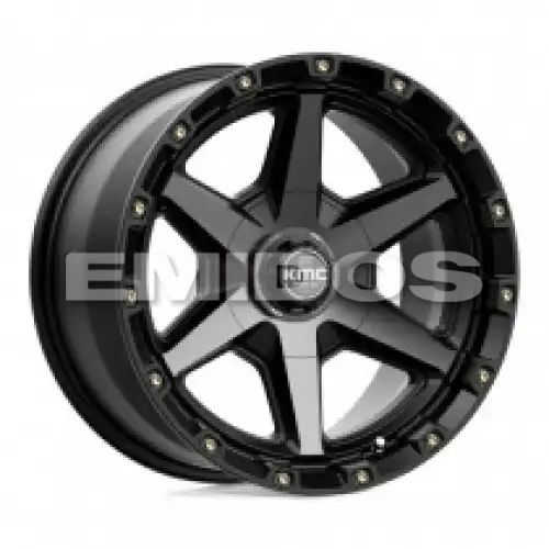 KMC KM101 TEMPO SATIN BLACK W/ GRAY TINT 5x127/139.7 20R 9 78.1 BNK