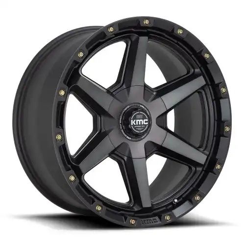KMC KM101 TEMPO SATIN BLACK W/ GRAY TINT 6x135/139.7 20R 9 106.1 BNK