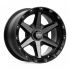 KMC KM101 TEMPO SATIN BLACK W/ GRAY TINT 5x127/139.7 17R 9 78.1 -12