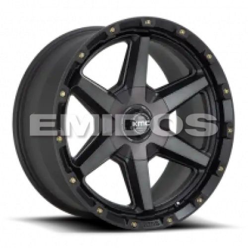 KMC KM101 TEMPO SATIN BLACK W/ GRAY TINT 6x135/139.7 17R 9 106.1 BNK