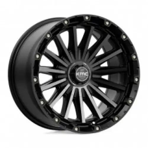 KMC KM102 SIGNAL SATIN BLACK W/ GRAY TINT 5x127/139.7 17R 9 78.1 18