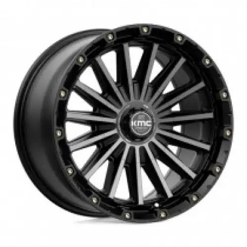 KMC KM102 SIGNAL SATIN BLACK W/ GRAY TINT 6x135/139.7 17R 9 106.1 18