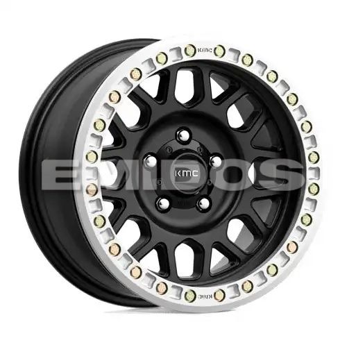 KMC KM234 GRENADE DESERT BEADLOCK SATIN BLACK 8x165.1 20R 9 125.1 -12