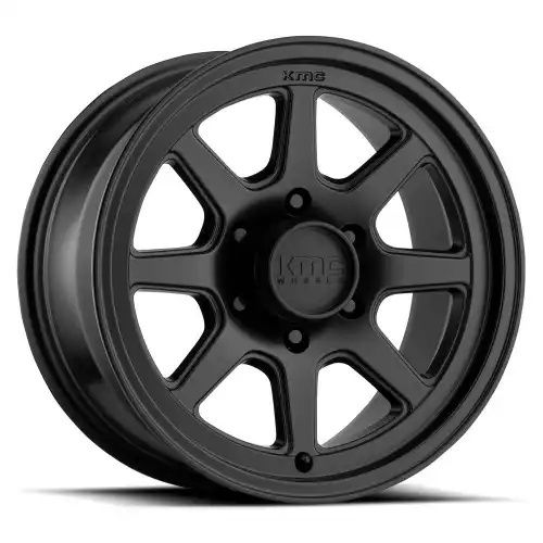 KMC KM301 TURBINE SATIN BLACK 6x139.7 17R 8.5 108 25