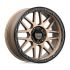 KMC KM535 GRENADE OFF-ROAD MATTE BRONZE W/ MATTE BLACK LIP 6x135 17R 9 87.1 -12