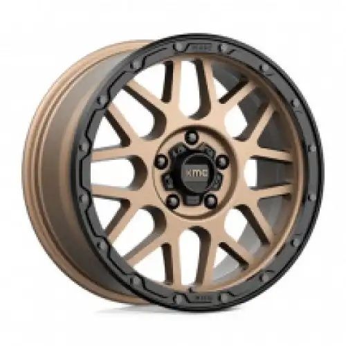 KMC KM535 GRENADE OFF-ROAD MATTE BRONZE W/ MATTE BLACK LIP 5x127 18R 8.5 71.5 35