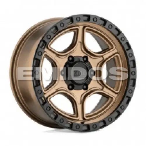 KMC KM539 PORTAL SATIN BRONZE W/ SATIN BLACK LIP 6x135 18R 8.5 87.1 18