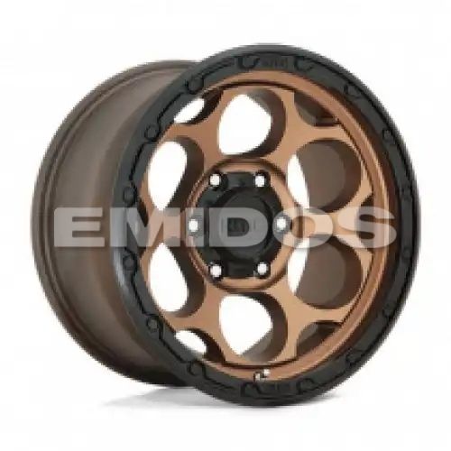 KMC KM541 DIRTY HARRY MATTE BRONZE W/ BLACK LIP 5x127 17R 9 71.5 -12