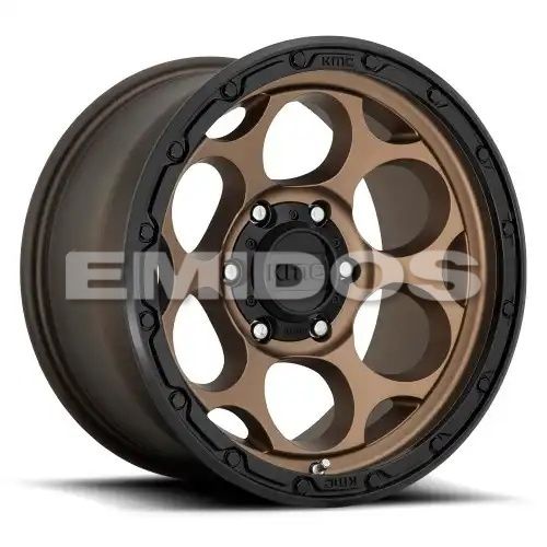 KMC KM541 DIRTY HARRY MATTE BRONZE W/ BLACK LIP 5x127 18R 8.5 71.5 BNK