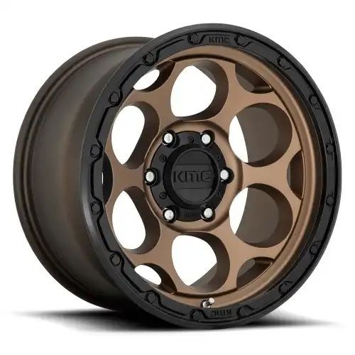 KMC KM541 DIRTY HARRY MATTE BRONZE W/ BLACK LIP 6x135 18R 8.5 87.1 18