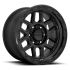 KMC KM544 MESA SATIN BLACK W/ GLOSS BLACK LIP 8x170 17R 9 125.1 -12