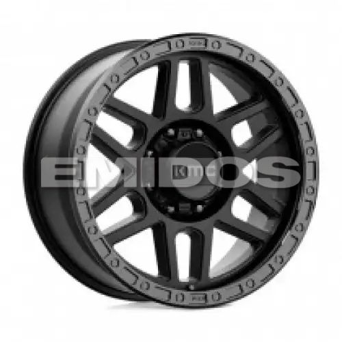 KMC KM544 MESA SATIN BLACK W/ GLOSS BLACK LIP 8x170 17R 9 125.1 18