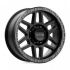KMC KM544 MESA SATIN BLACK W/ GLOSS BLACK LIP 8x170 17R 9 125.1 18