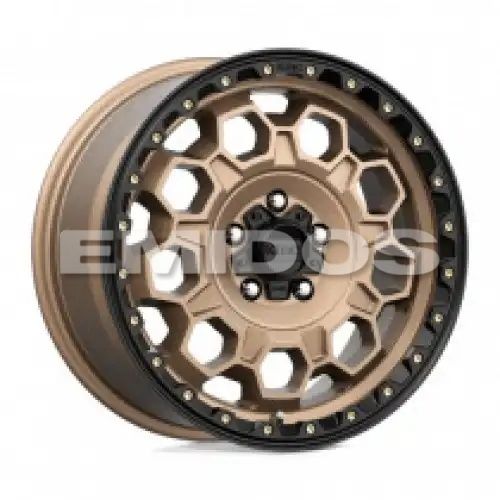 KMC KM545 TREK MATTE BRONZE W/ BLACK LIP 5x108 17R 8 72.56 38