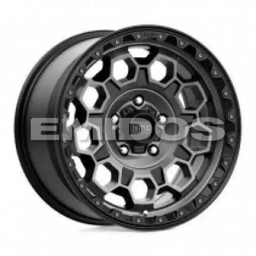 KMC KM545 TREK SATIN BLACK W/ GRAY TINT 5x127 17R 9 71.5 18