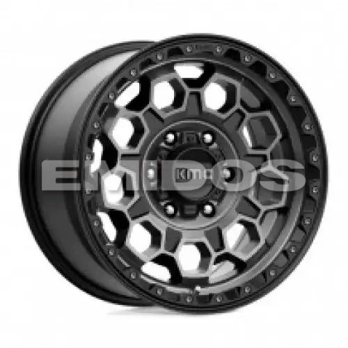 KMC KM545 TREK SATIN BLACK W/ GRAY TINT 6x114.3 17R 9 66.06 18