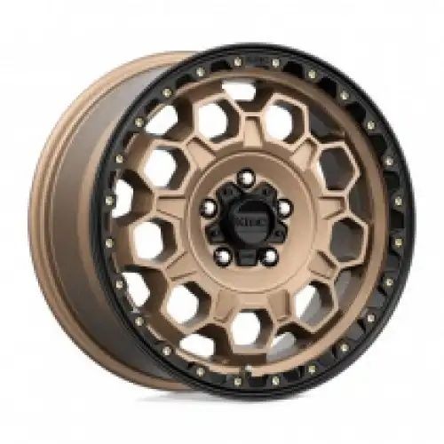 KMC KM545 TREK MATTE BRONZE W/ BLACK LIP 6x139.7 17R 9 106.1 -12