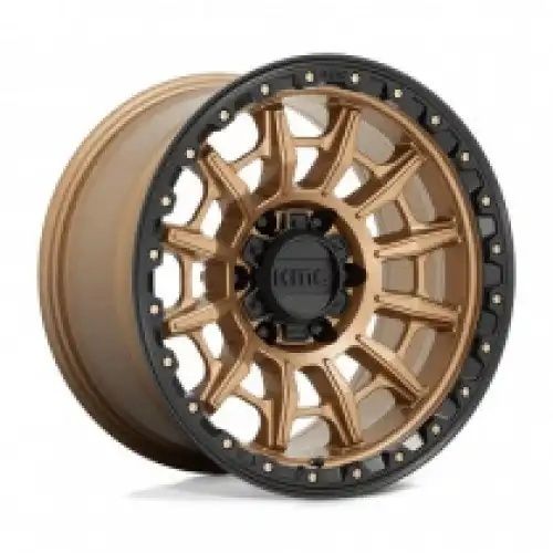 KMC KM547 CARNAGE MATTE BRONZE W/ BLACK LIP 5x127 17R 9 71.5 BNK