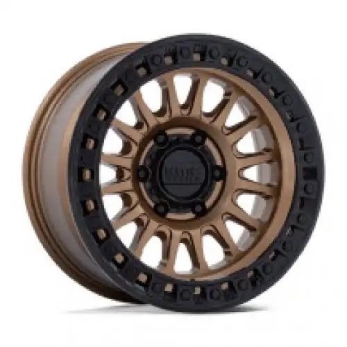 KMC KM552 IMS MATTE BRONZE W GLOSS BLACK LIP 8x165.1 18R 9 125.1 BNK