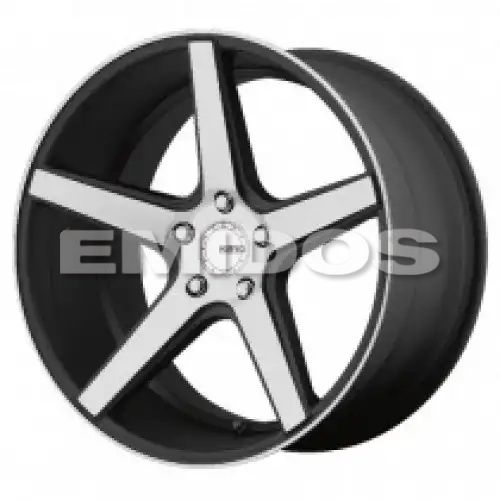 KMC KM685 DISTRICT SATIN BLACK W/ MACHINED FACE 5x114.3 20R 10.5 72.56 35
