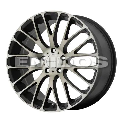 KMC KM693 MAZE SATIN BLACK W MACHINED DARK TINT FACE 5x114.3 20R 8.5 72.56 40