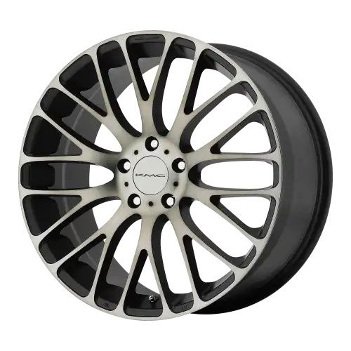 KMC KM693 MAZE SATIN BLACK W MACHINED DARK TINT FACE 5x114.3 17R 7 72.56 45