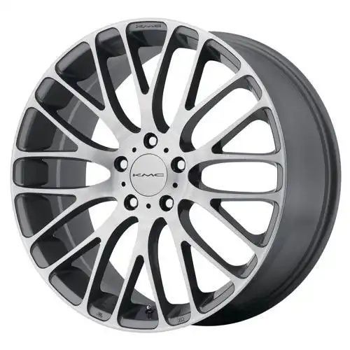 KMC KM693 MAZE PEARL GRAY W BRUSHED FACE 5x120 18R 8 74.1 40
