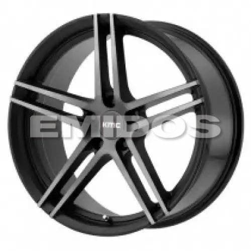 KMC KM703 MONOPHONIC SATIN BLACK W/ TITANIUM BLACK FACE 5x120 19R 9.5 74.1 35