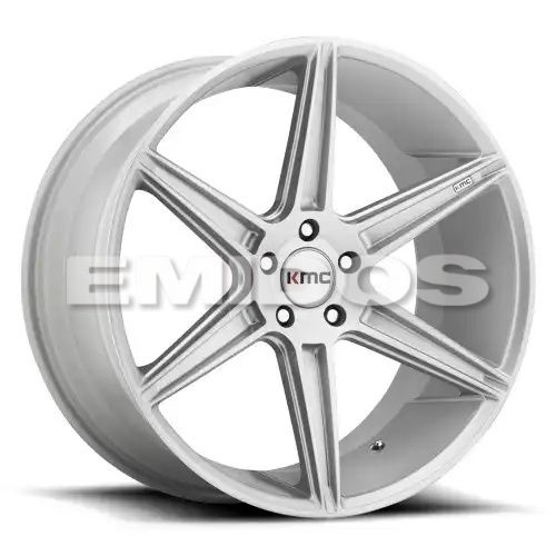 KMC KM711 PRISM BRUSHED SILVER 5x114.3 22R 10.5 72.56 40