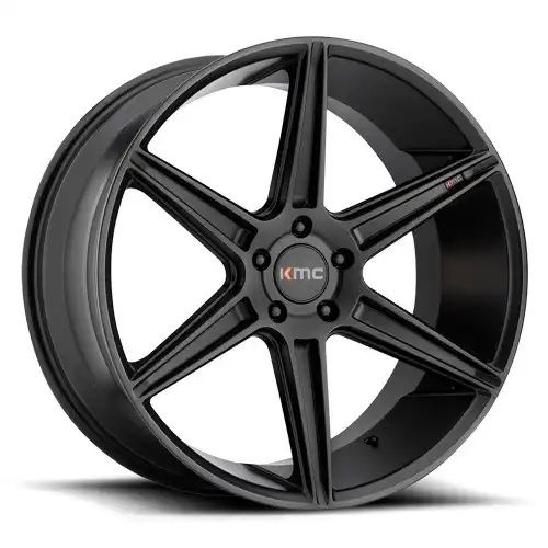 KMC KM711 PRISM SATIN BLACK 5x120 22R 10.5 74.1 40