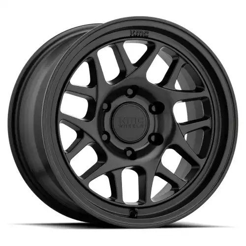 KMC KM717 BULLY OL SATIN BLACK 6x135 17R 8.5 87.1 18
