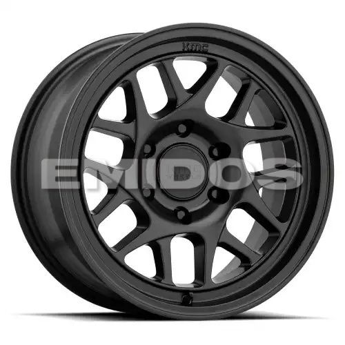 KMC KM717 BULLY OL SATIN BLACK 6x135 17R 8.5 87.1 18