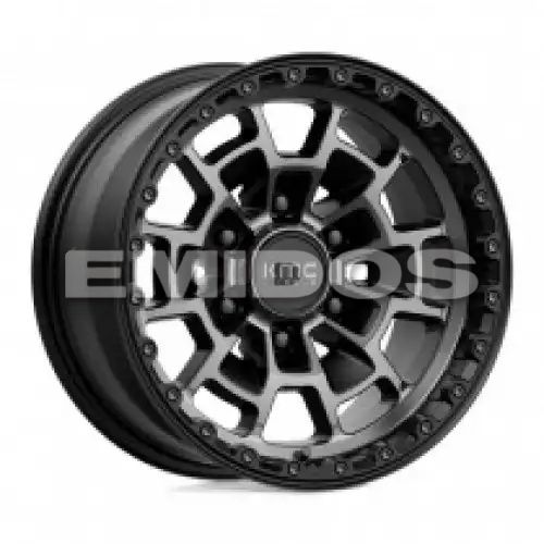 KMC KM718 SUMMIT SATIN BLACK W/ GRAY TINT 6x139.7 16R 8 106.1 BNK