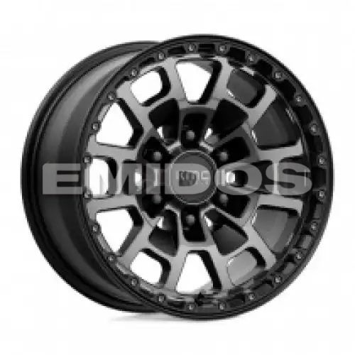 KMC KM718 SUMMIT SATIN BLACK W/ GRAY TINT 6x139.7 17R 8.5 106.1 18