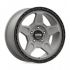 KMC KM721 ALPINE SATIN GRAY W/ BLACK LIP 5x100 16R 7 72.56 15