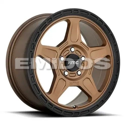 KMC KM721 ALPINE MATTE BRONZE W/ BLACK LIP 5x100 16R 7 72.56 15